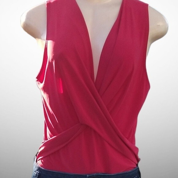 Red Crossover Bodysuit 3X - Picture 5 of 5
